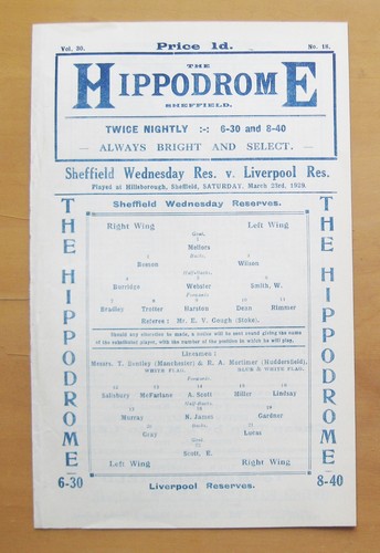 Sheffield wednesday - sheffield, v