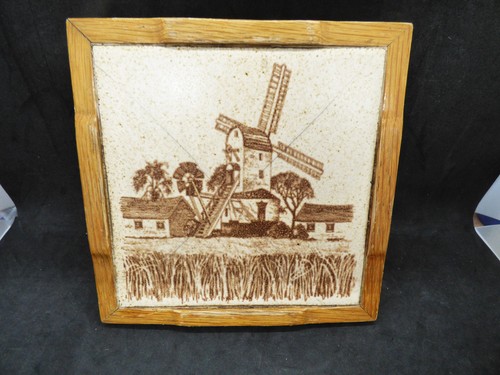 Vintage 1960 tile wood - vintage,