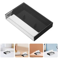  5 Pcs Vintage Cassette Holder Storage Case Empty Boxes Audio Tape