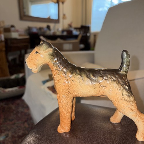 Vintage airedale wire - airedale,