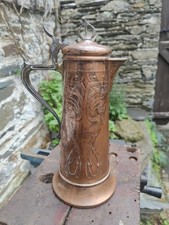 Antique Art Nouveau Brass &