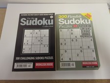 Sudoku Books Unused X 2 - 800 Puzzle's