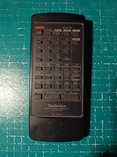 Technics rak sc302e remote - technics, rak-sc302e