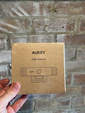 Aukey Webcam Full HD 1080p Video, Stereo Microphone, USB, Windows, Mac, Android