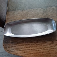 Vintage Serving Tray Stainless Steel