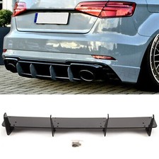 Fits Audi RS3 8V Hatchback 2017-20 Rear Bumper Diffuser Spoiler RS Style Gloss