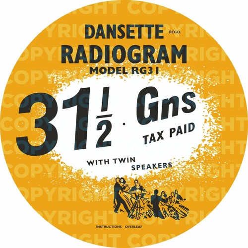 Dansette radiogram instruction - dansette,