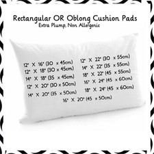 Oblong cushion pads - cushion,