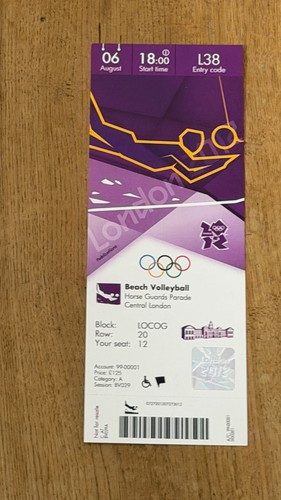 Ticket 2012 london - ticket,