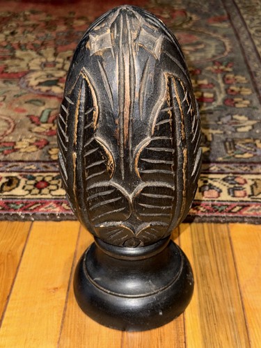 Vintage wooden artichoke - vintage,