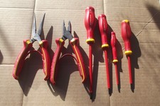 Facom 185A.20VE 1000V Insulated VDE Straight Long Nose Pliers SCREWDRIVERS PLIER