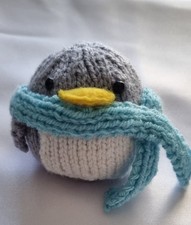 Hand-knitted Christmas Penquin