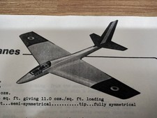 Original SAS Aggressor RC Radio Control Glider Slope Soarer Kit 57" Wingspan