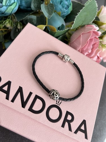 Pandora sterling silver black - silver,