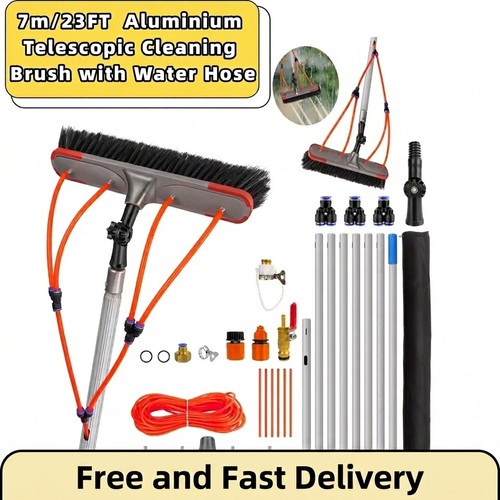Water fed window cleaning - 7m,