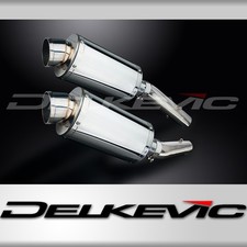 APRILIA RSV1000 R FACTORY 04-10 225mm OVAL STAINLESS SILENCER EXHAUST KIT