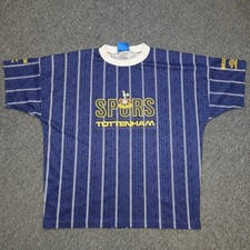Vintage Tottenham Hotspur Shirt Extra Large Blue Training Shirt 1994 1995 Jersey