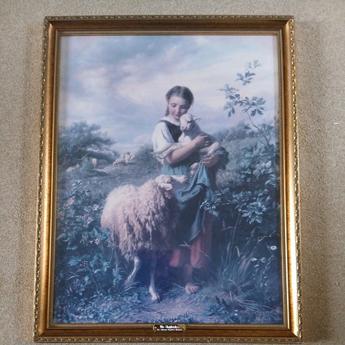 Framed the shepherdess johann - framed,