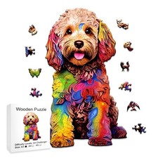 Unique Dog Wooden Puzzle