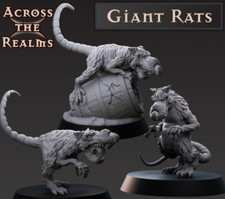 DnD Giant Rats 3 models