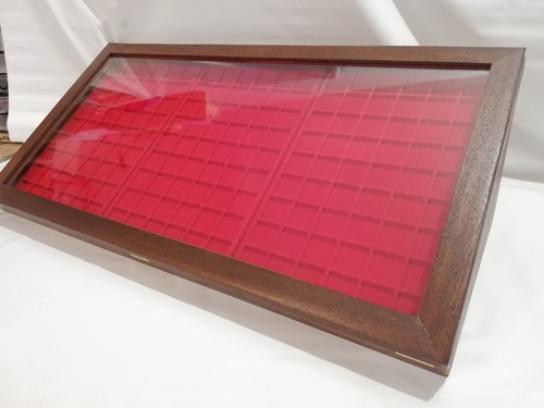 Wooden display case - wooden, for