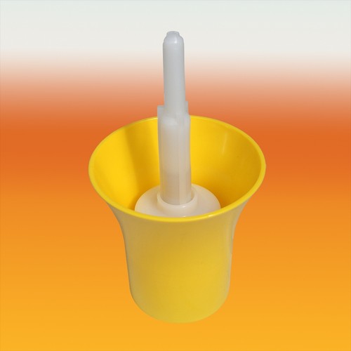 Yellow eco bottle rinser - yellow,