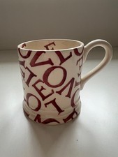 Collectable Emma Bridgewater LOVE Polka Red Half Pint Mug Spongeware
