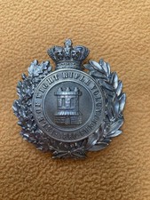 Isle Of Wight Rifles volunteers 1860 shoulder belt plate 8thHampshire Regiment  