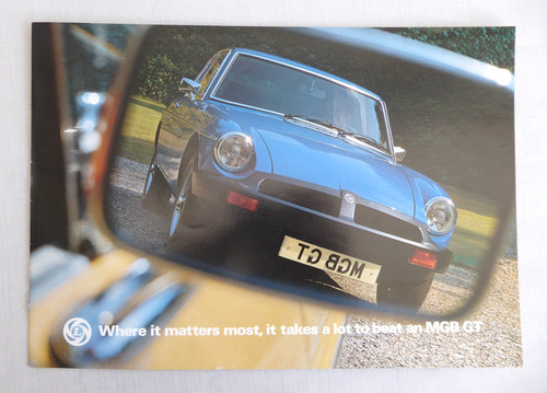 Mgb sales brochure - brochure, 1976