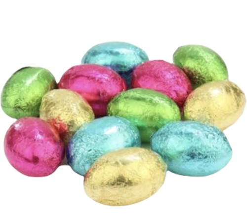 Chocolate foiled eggs mini - foiled,