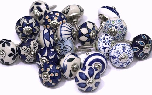 Blue white vintage ceramic - vintage,