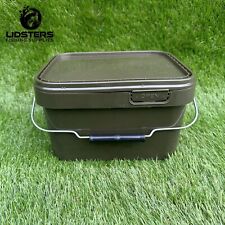 Lidsters Fishing Square Bucket 5L Litre Carp Coarse Fishing Buckets Bait