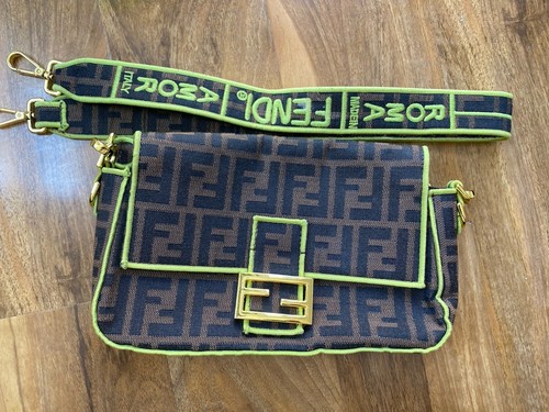 Fendi zucca logo canvas - logo,