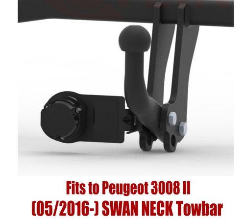 Swan neck tow bar for - neck,