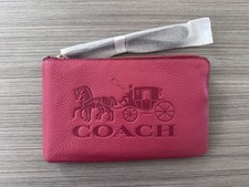 NWT Coach Large Corner Zip