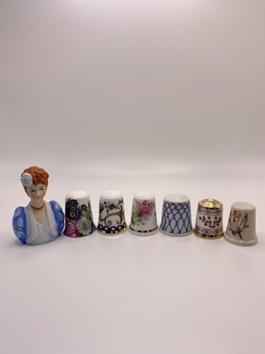 Porcelain thimbles mismatched - thimbles,