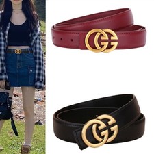 Women's GG Letter PU Leather