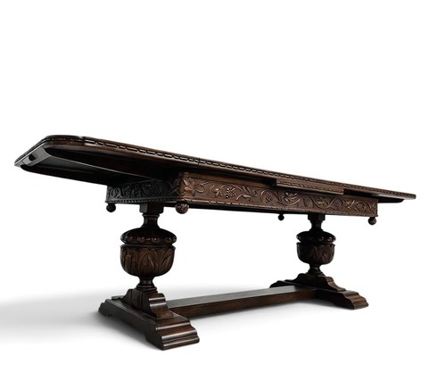 Antique solid oak extending - solid,