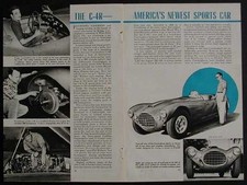Briggs Cunningham C-4R Sports Car 1952 pictorial