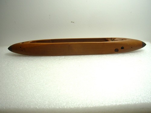 Vintage wooden shuttle with - vintage,
