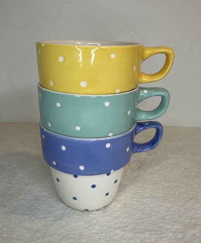 Stacking mugs stoneware - mugs,