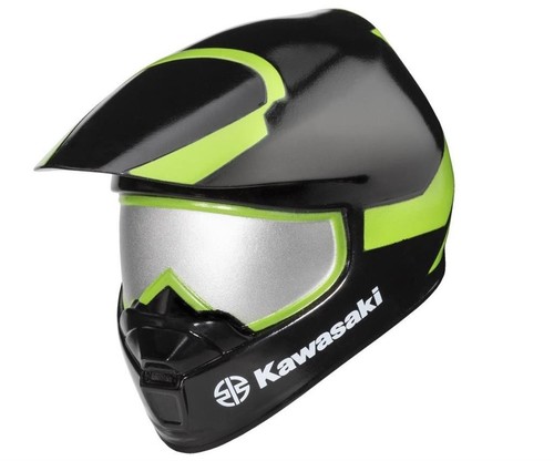 Kawasaki tow bar - bar, helmet