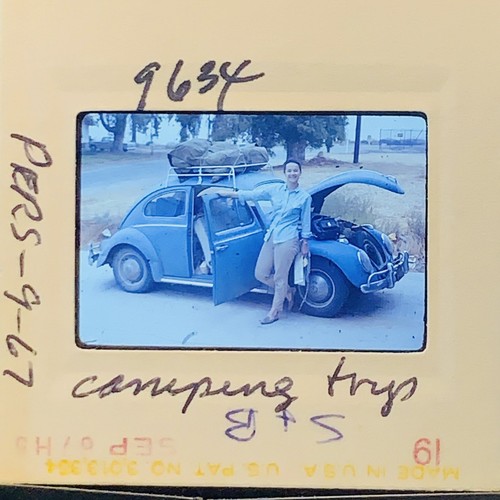 Vintage 1967 35mm slide woman - 1967,
