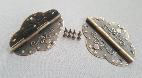 Hinges large size brass bronze - large,