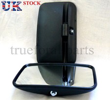 2x 12" Main Universal Mirrors E4 mark Truck Lorry Van Caravan Camper Side Wing 