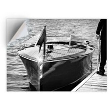 1 x Vinyl Sticker A4 - BW -