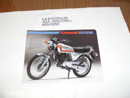 Kawasaki kh125k sales brochure - kh125k,