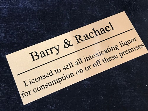 Personalised licensed liquor - licensed,