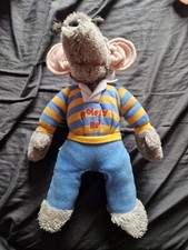 ROLAND RAT Superstar Vintage Soft Plush Toy 14.5 Inch Hasbro 1983