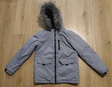 Primark Boys Grey Faux Fur